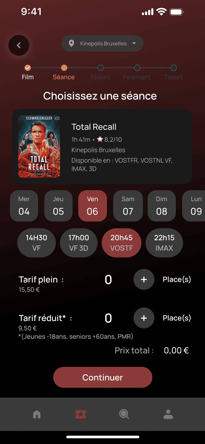 Écran 3 — App Cinéma