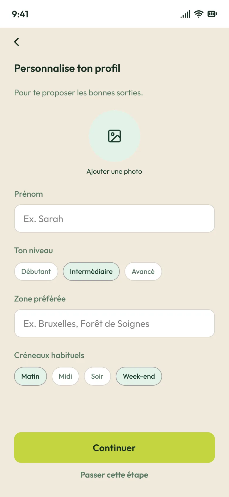 Écran 3 de TrailVibe