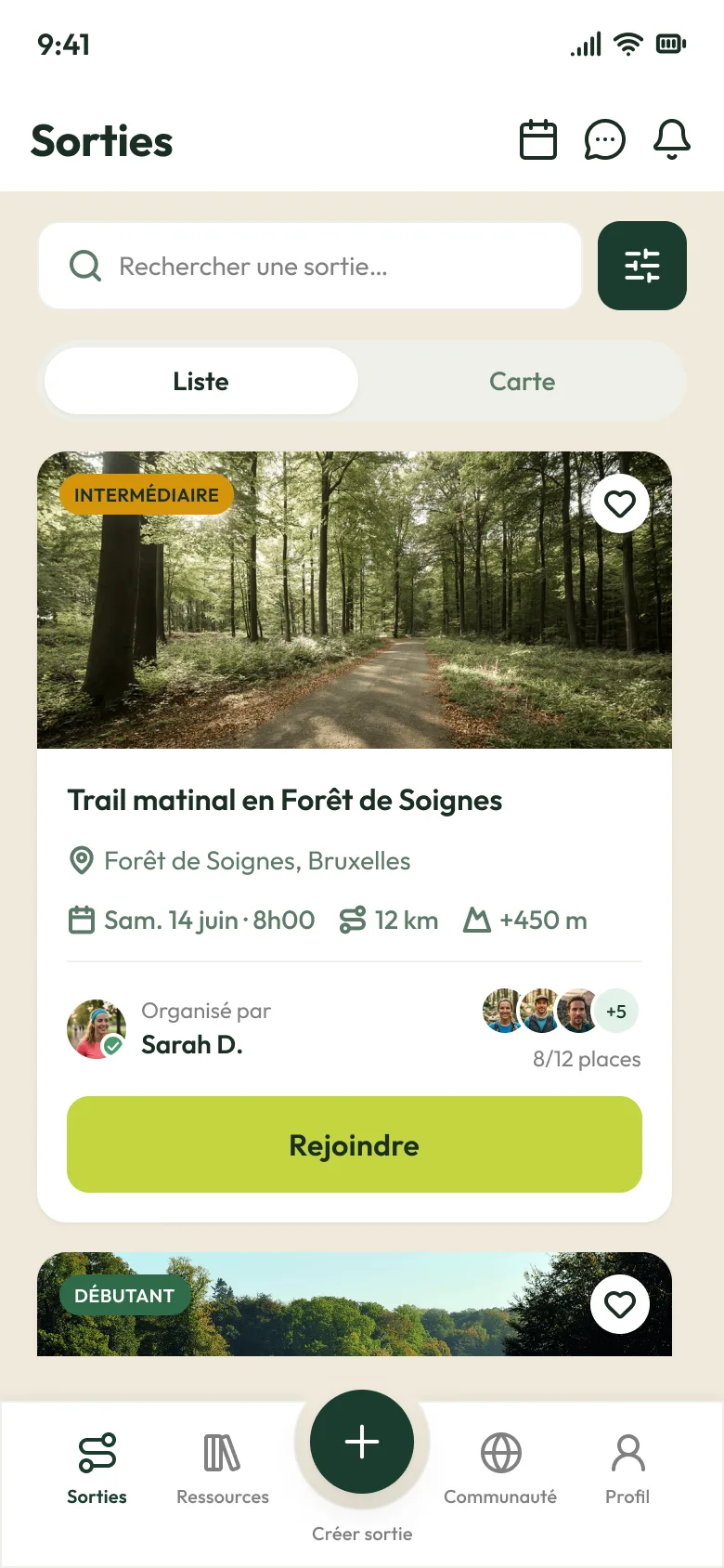 Écran 4 de TrailVibe