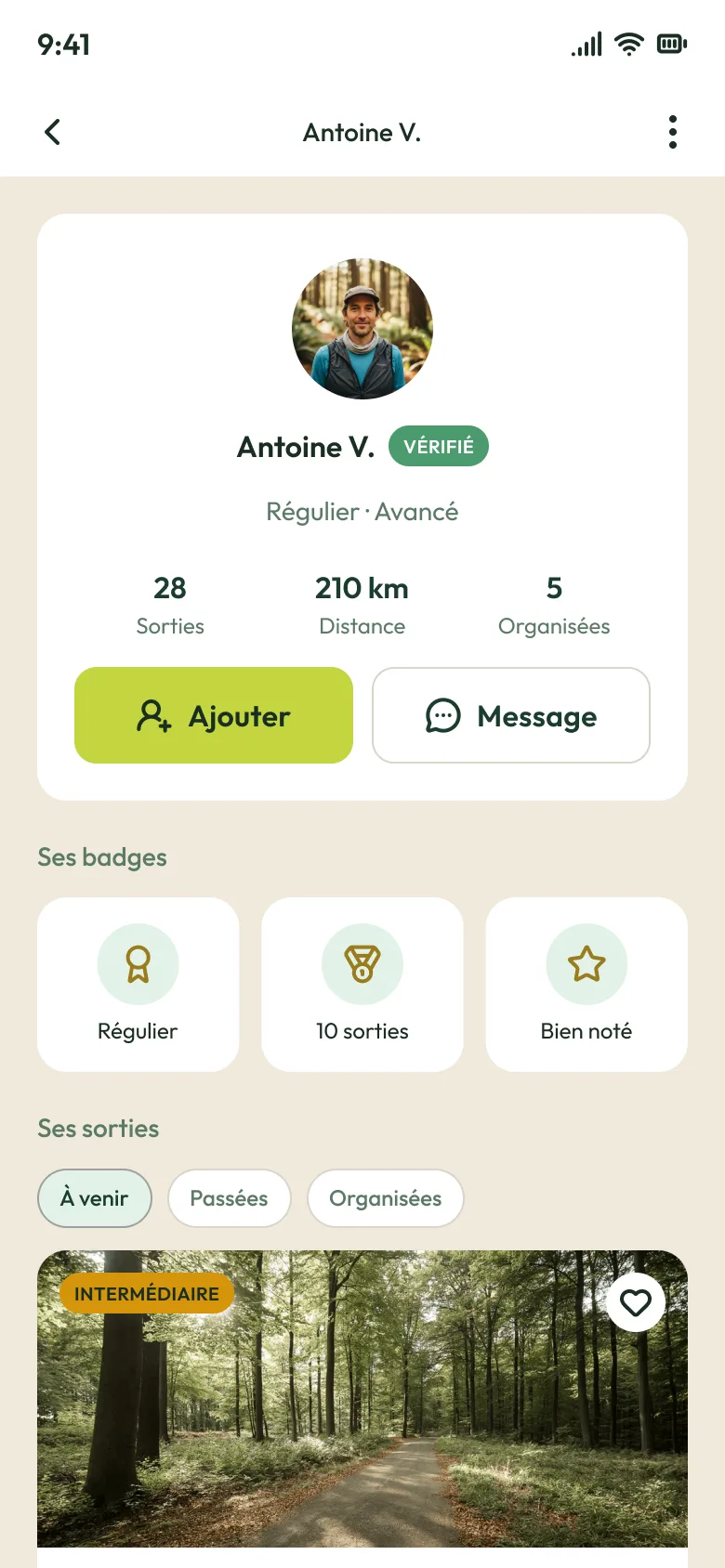 Écran 21 de TrailVibe