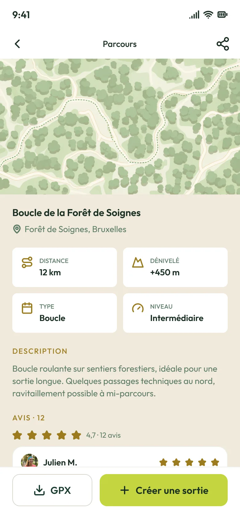 Écran 24 de TrailVibe