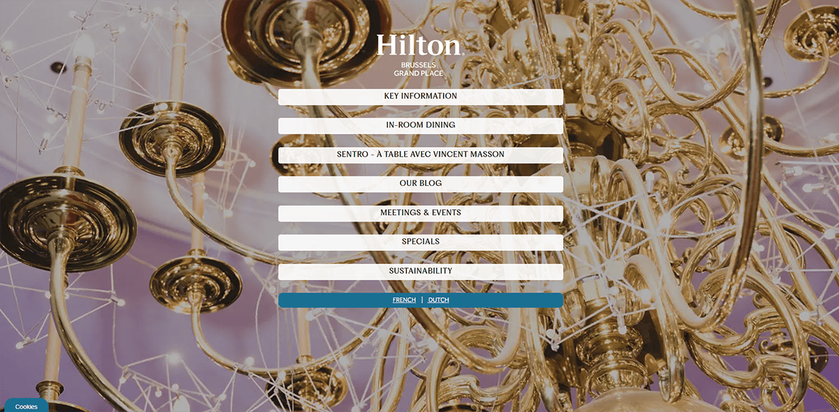 Refonte charte graphique Hilton
